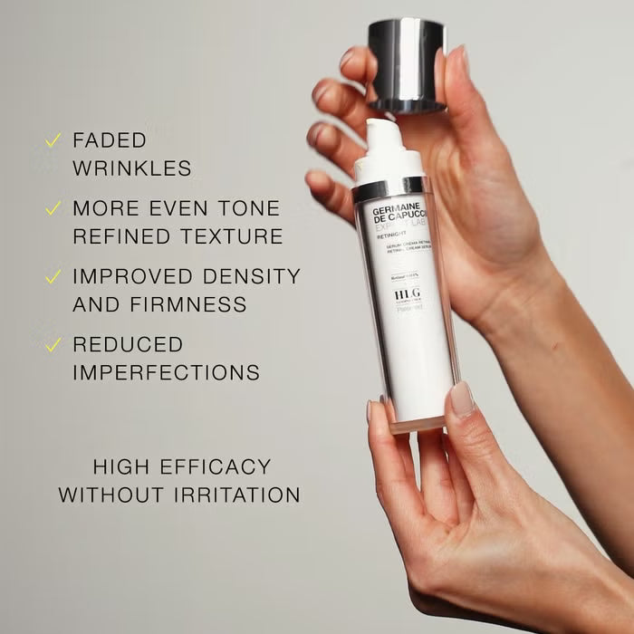 Germaine de Capuccini Expert Lab Retinight – Νυχτερινός Ορός με 0,04% Retinal για Ρυτίδες, Σύσφιξη & Λάμψη 50ml
