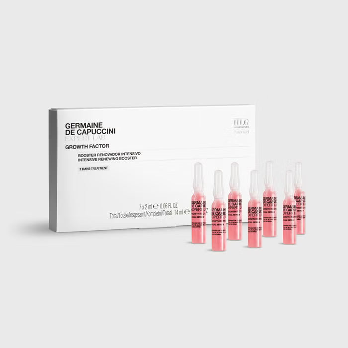 Germaine de Capuccini Expert Lab Growth Factor – Αμπούλες Κυτταρικής Ανανέωσης με Φυτικό EGF για Ρυτίδες, Σύσφιξη & Λάμψη 7x2ml
