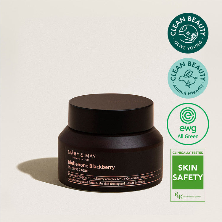 Mary&May Idebenone Blackberry Intense Cream – Αντιγηραντική & Ενυδατική Κρέμα Προσώπου 70g