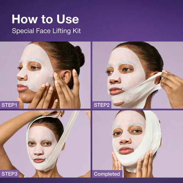 numbuzin No.9 NAD+ BIO Lifting-sil Full Face Mask – Αντιγηραντικές Μάσκες Σύσφιξης με NAD+ & 50 Πεπτίδια x 4τμχ