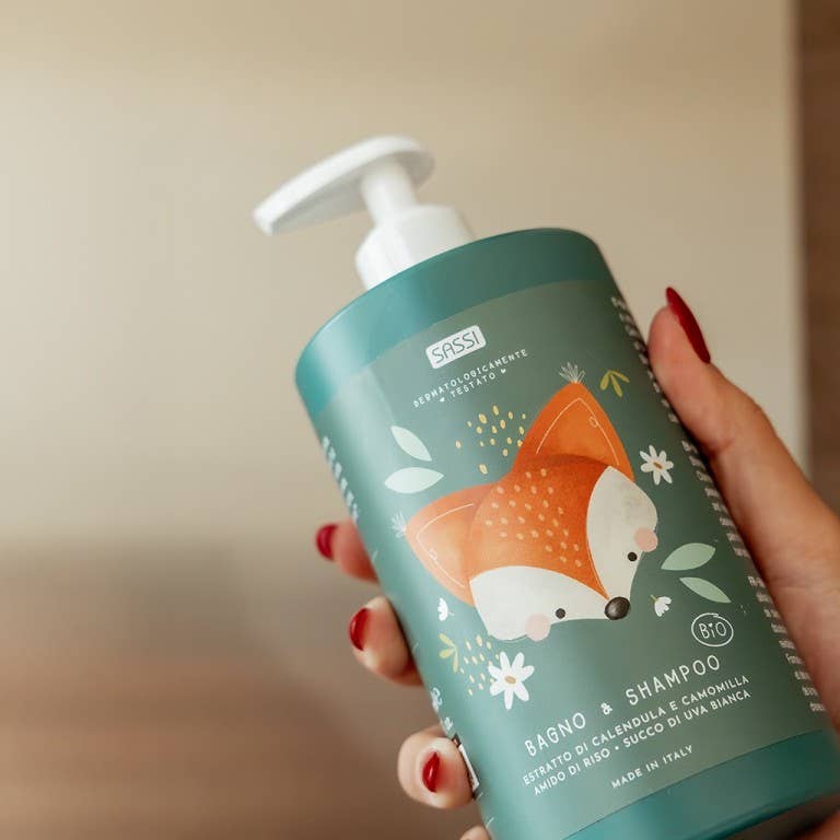 Sassi Bath Shampoo – Crunchy Fox | Παιδικό Σαμπουάν Μπάνιου