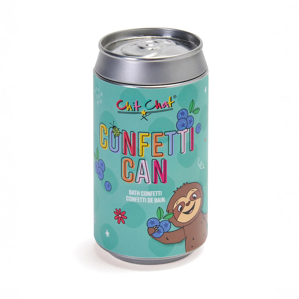 Chit Chat Confetti Can | Παιδικό Bath Confetti με Άρωμα Blueberry – 4+ Ετών