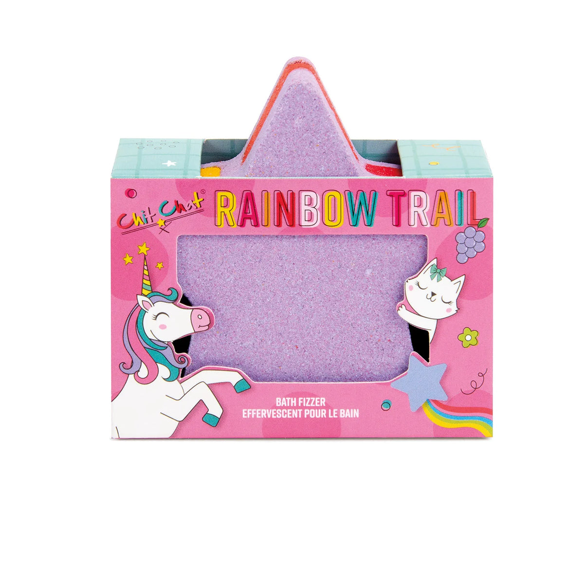 Chit Chat Rainbow Trail | Παιδικό Bath Fizzer Αστέρι με Άρωμα Σταφύλι – Star