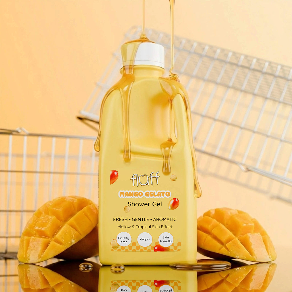 Fluff Mango Gelato Shower Gel 500ml
