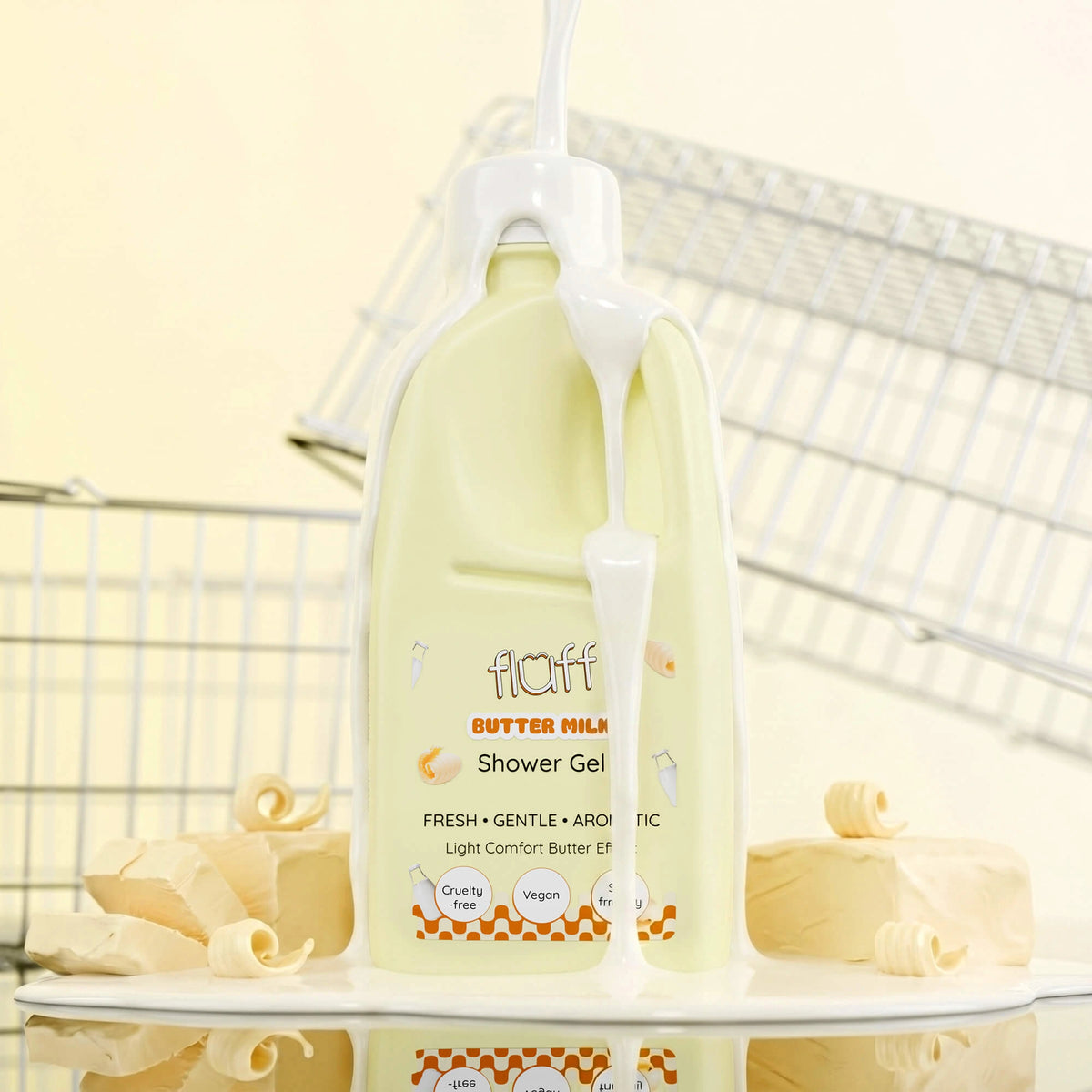 Fluff Butter Milk Shower Gel 500ml