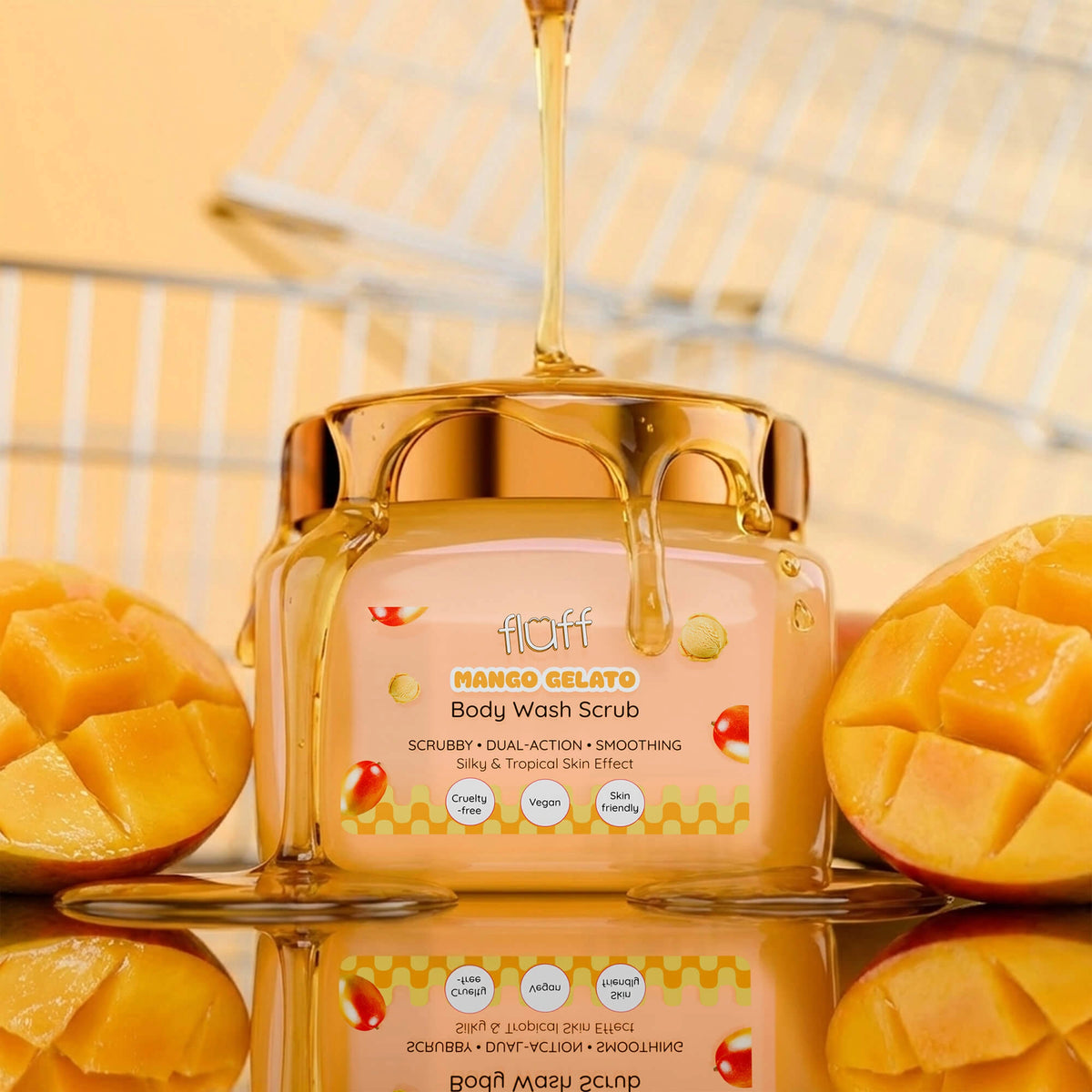 Fluff Mango Gelato Body Scrub 350ml
