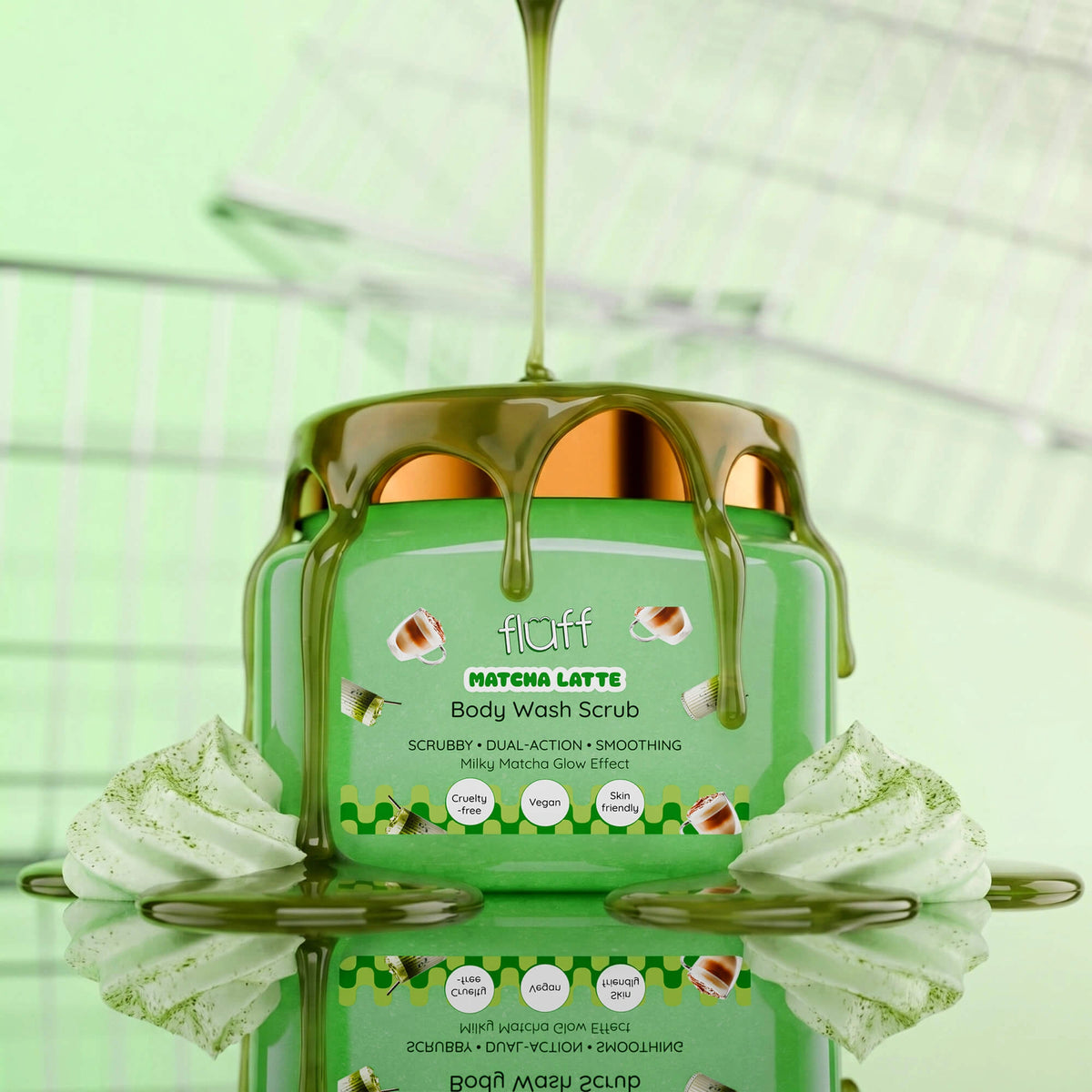 Fluff Matcha Latte Body Scrub 350ml