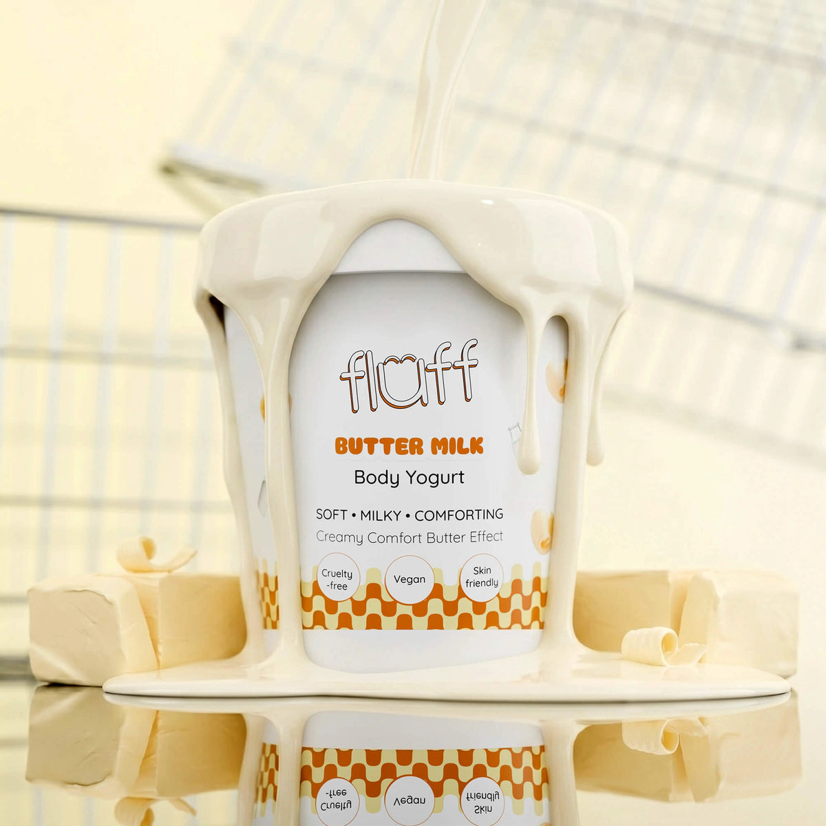 Fluff Butter Milk Body Yoghurt 180ml