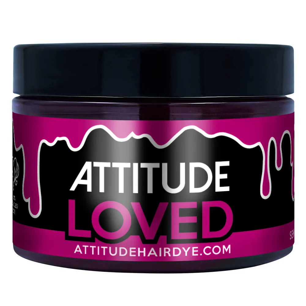 Attitude Hair Dye Loved – Ημιμόνιμη Βαφή Μαλλιών | Semi-Permanent Hair Dye – Pink 135ml