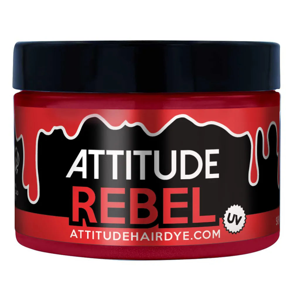 Attitude Hair Dye Rebel UV – Ημιμόνιμη Βαφή Μαλλιών | Semi-Permanent Hair Dye – Red Orange 135ml