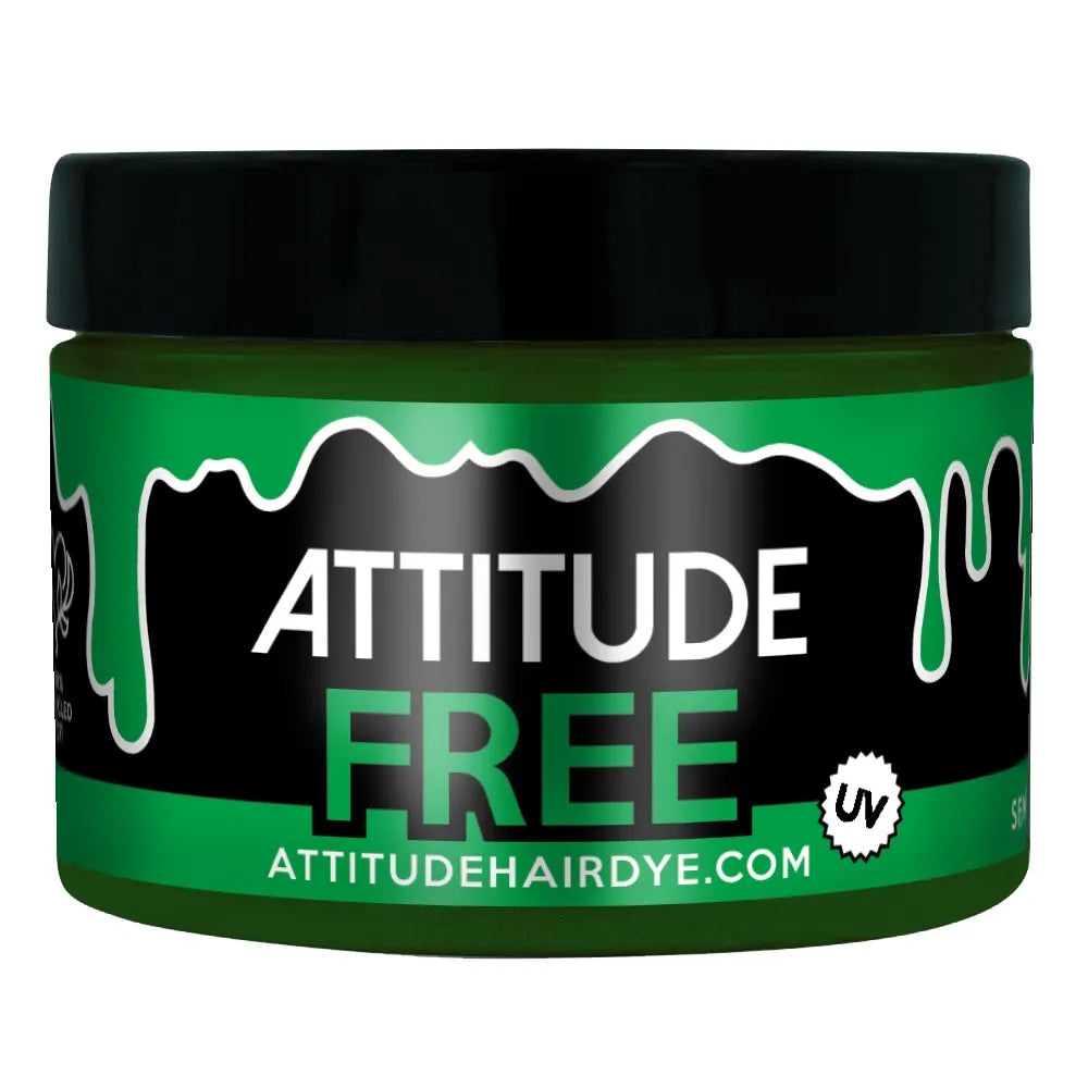Attitude Hair Dye Free UV Green – Ημιμόνιμη Βαφή Μαλλιών 135ml