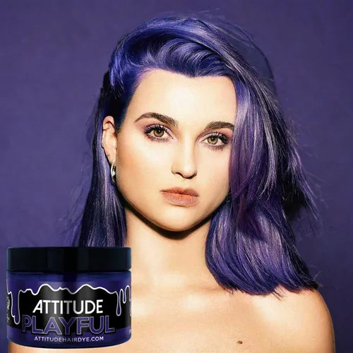 Attitude Hair Dye Playful Purple – Semi-Permanent Hair Dye 135ml