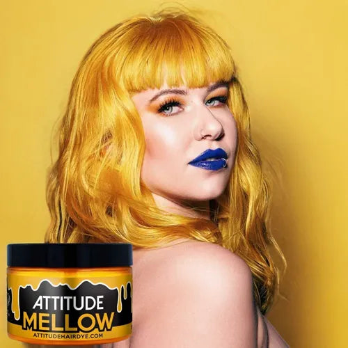 Attitude Hair Dye Mellow Yellow – Ημιμόνιμη Βαφή Μαλλιών 135ml
