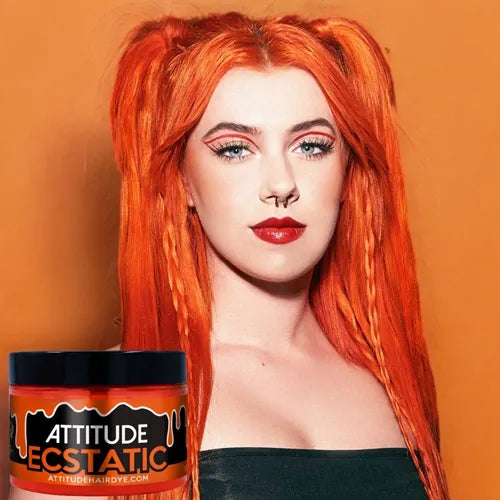 Attitude Hair Dye Ecstatic Orange – Ημιμόνιμη Βαφή Μαλλιών 135ml