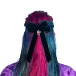 Attitude Hair Dye Vampire Heart – Βελούδινος Φιόγκος Μαλλιών | Velvet Hair Bow – Black