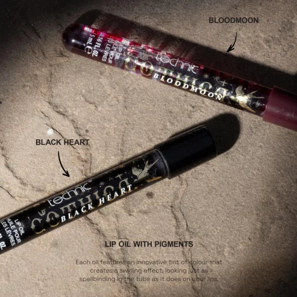 Technic Gothica Lip Oil – Blackheart | Lip Oil Χειλιών