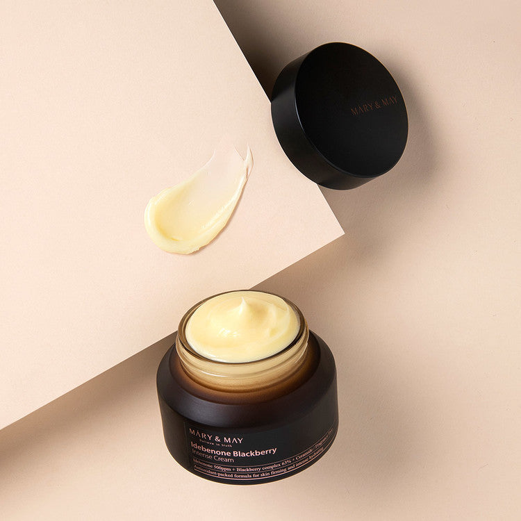 Mary&May Idebenone Blackberry Intense Cream – Αντιγηραντική & Ενυδατική Κρέμα Προσώπου 70g