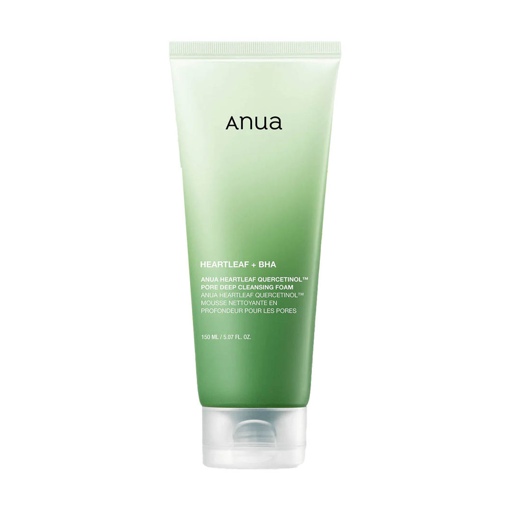 ANUA Heartleaf Quercetinol™ Pore Deep Cleansing Foam – Αφρός Βαθύ Καθαρισμού Πόρων με Heartleaf & BHA 150ml