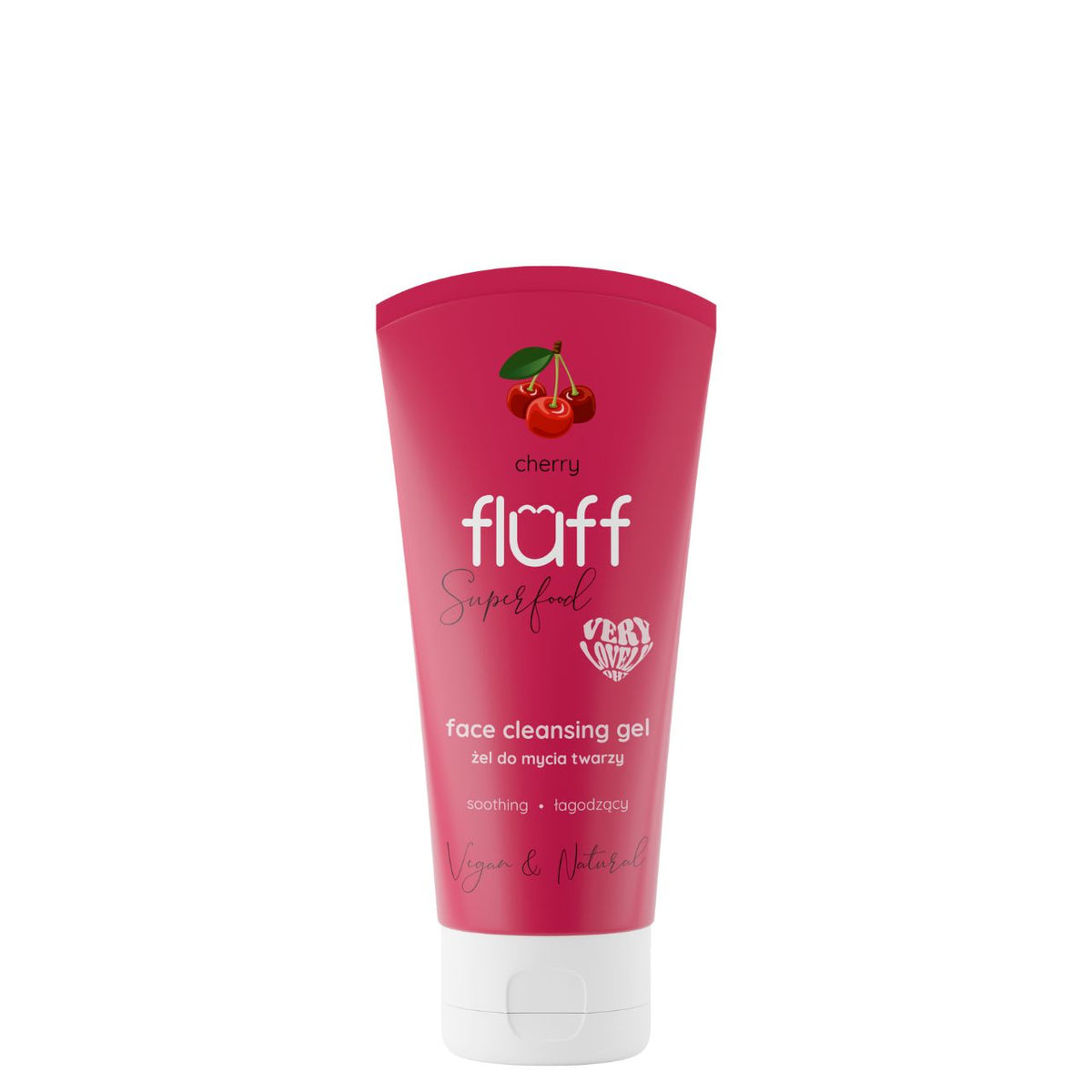 Fluff Cherry Face Cleansing Gel | Τζελ Καθαρισμού Προσώπου με Κεράσι & Νιασιναμίδη 75ml