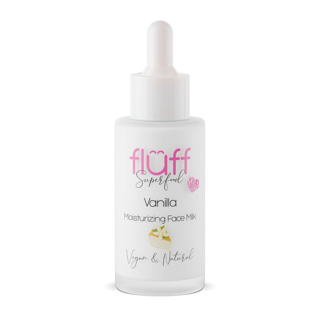 Fluff Vanilla Moisturizing Face Milk | Ενυδατικό Γαλάκτωμα Προσώπου με Βανίλια & Αμύγδαλο 40ml