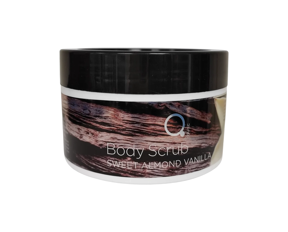 Sweet Almond Vanilla Body Scrub 500ml - Qure