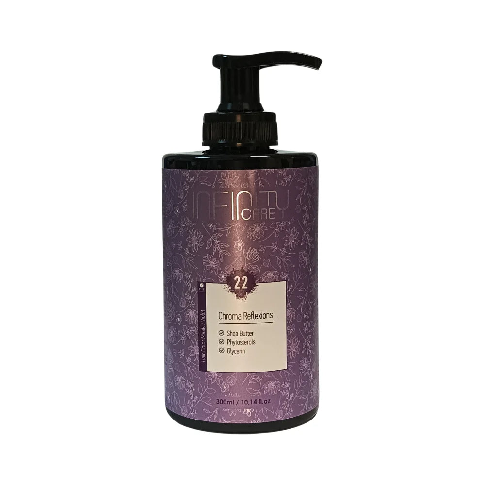 Infinity Care Chroma Reflexions 22 Intense Violet Hair Mask Semi Permanent | Βιολέ Χρωμομάσκα Ημιμόνιμης Βαφής 300ml