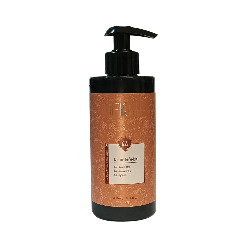 Infinity Care Chroma Reflexions 44 Intense Copper Hair Mask Semi Permanent | Χάλκινη Χρωμομάσκα Ημιμόνιμης Βαφής 300ml