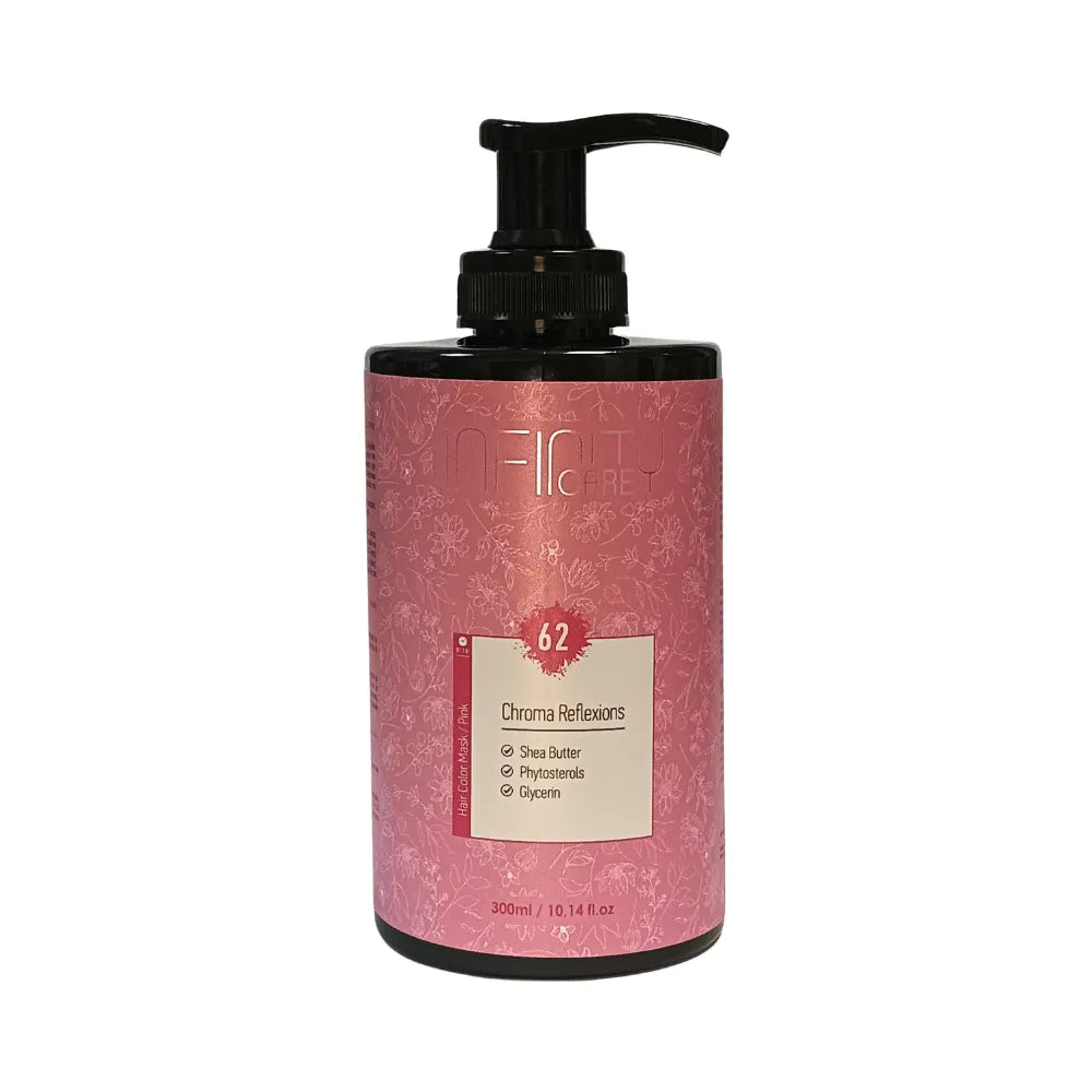 Infinity Care Chroma Reflexions 62 Pink Hair Mask Semi Permanent | Ροζ Χρωμομάσκα Ημιμόνιμης Βαφής 300ml