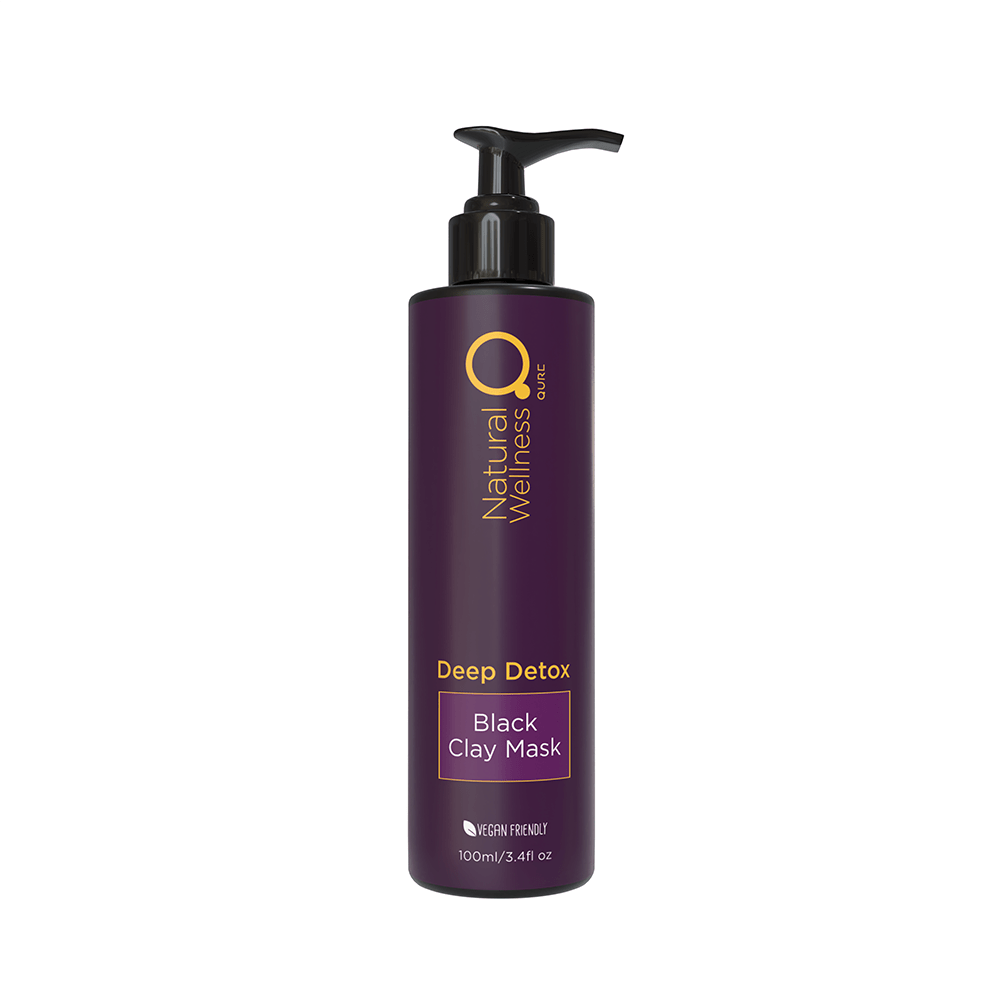 Natural Wellness Deep Detox Black Clay Mask 100ml | Μάσκα Προσώπου