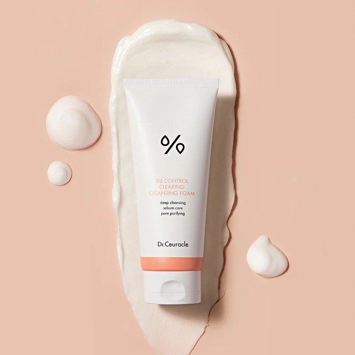 Dr. Ceuracle 5α Control Clearing Cleansing Foam | Αφρός Καθαρισμού για Λιπαρότητα & Πόρους με 0,5% Σαλικυλικό Οξύ 200ml