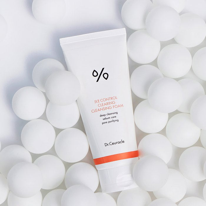 Dr. Ceuracle 5α Control Clearing Cleansing Foam | Αφρός Καθαρισμού για Λιπαρότητα & Πόρους με 0,5% Σαλικυλικό Οξύ 200ml