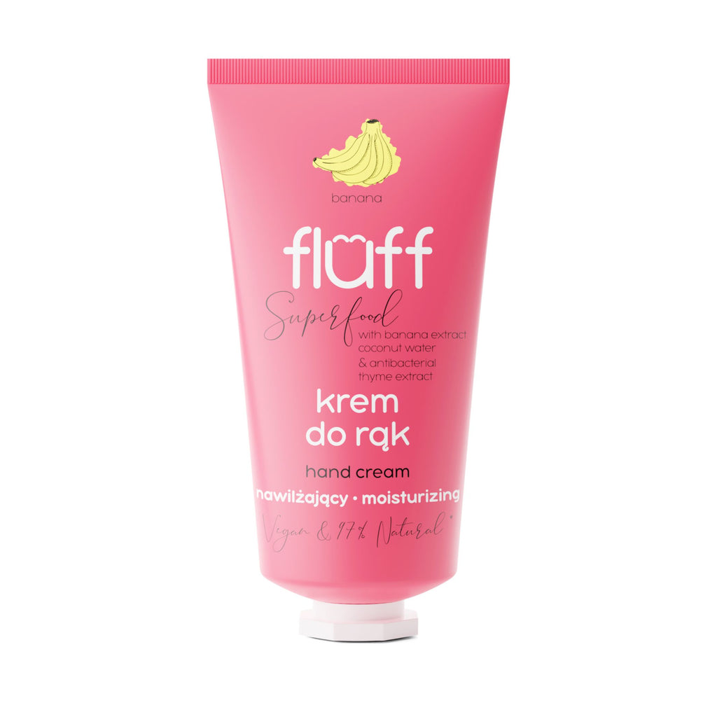 Fluff Banana Antibacterial Hand Cream | Moisturizing Hand Cream with Banana Scent 50ml