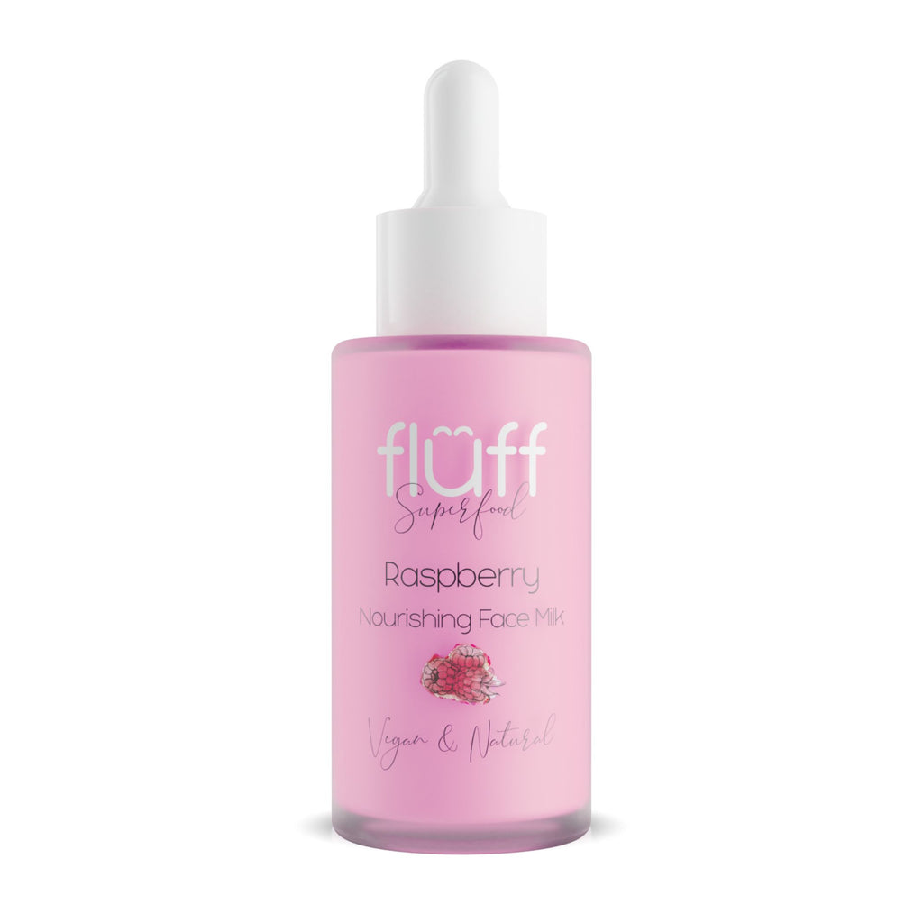 Fluff Raspberry Nourishing Face Milk | Θρεπτικό Γαλάκτωμα Προσώπου με Βατόμουρο & Αβοκάντο 40ml