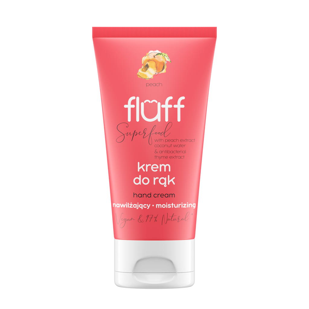 Fluff Peach Antibacterial Hand Cream 50ml