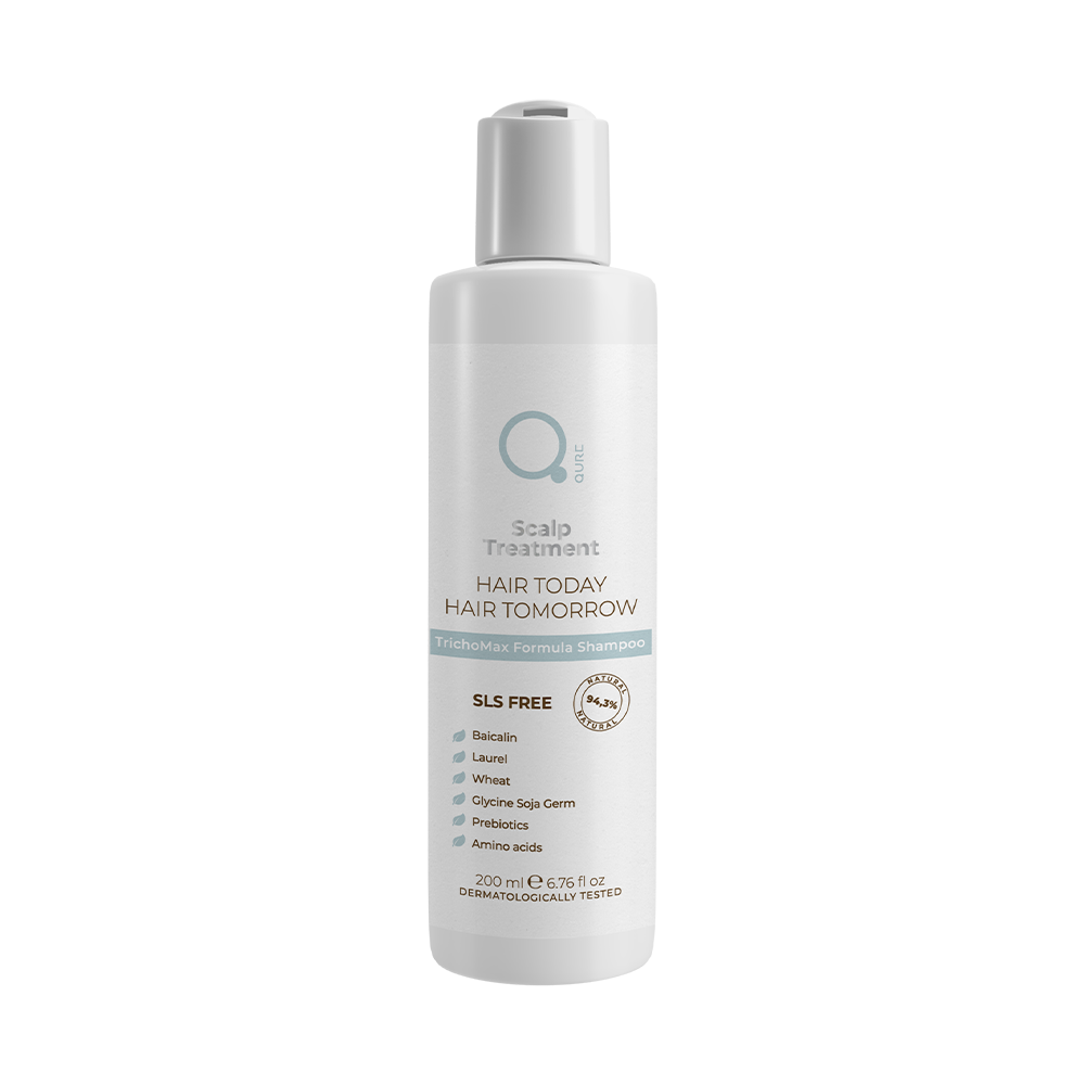 Qure TrichoMax Formula Shampoo – Σαμπουάν κατά της Τριχόπτωσης & Ενδυνάμωσης χωρίς SLS 200ml