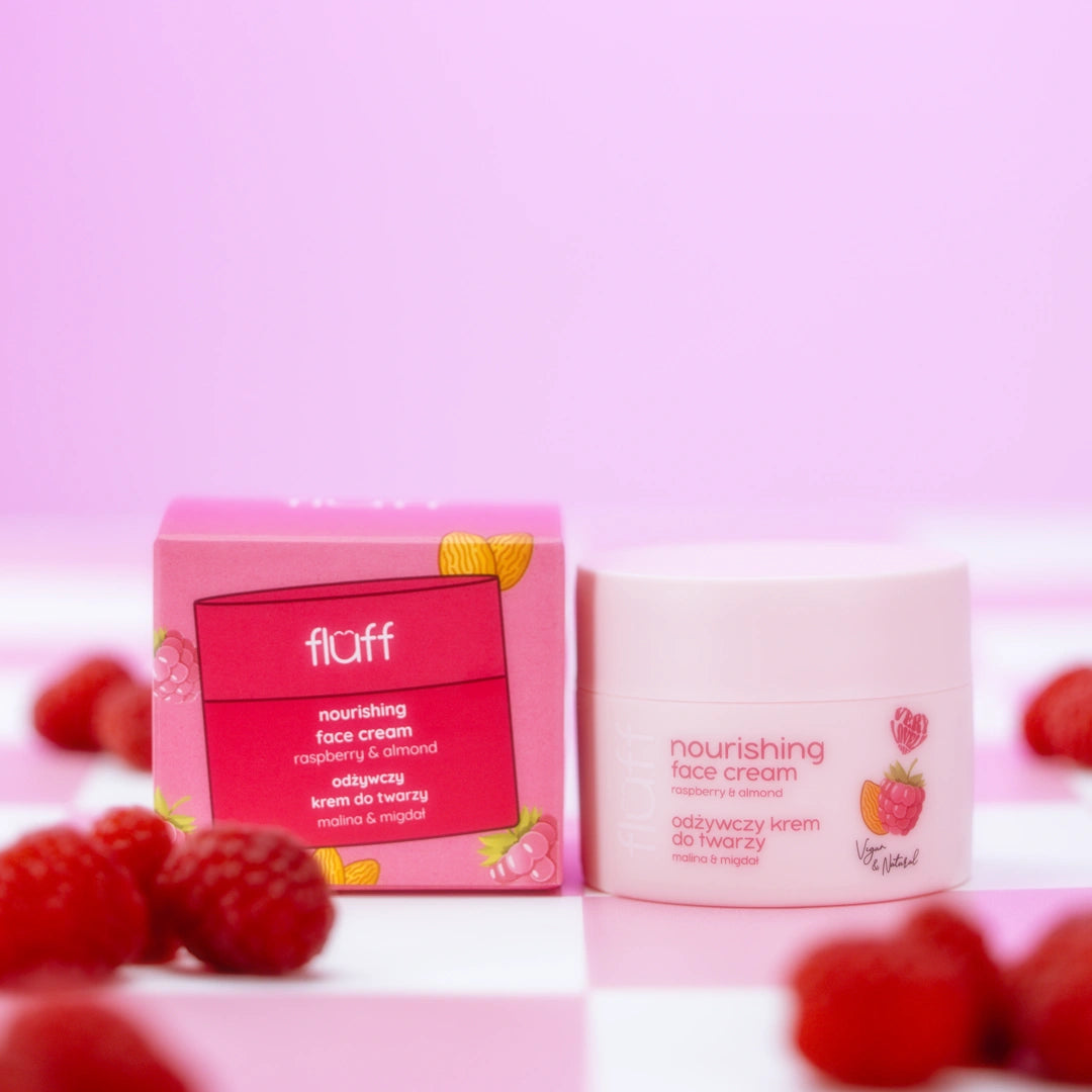 Fluff Raspberry & Almond Nourishing Face Cream 50ml