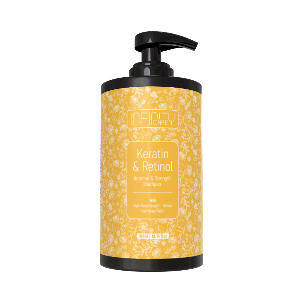 Infinity Care Keratin and Retinol Shampoo | Σαμπουάν Αναδόμησης & Ενδυνάμωσης με Κερατίνη 300ml