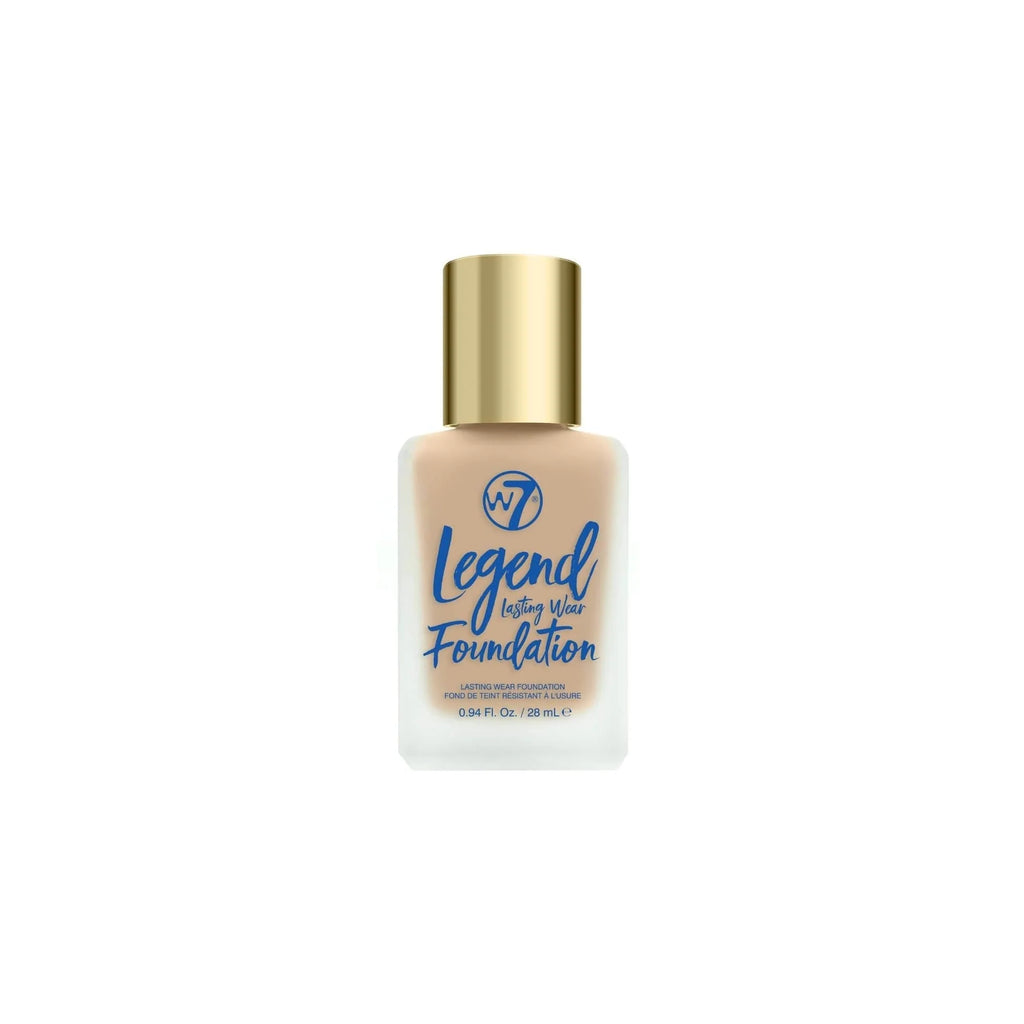 W7 Legend Foundation Μεσαίας-Υψηλής Κάλυψης Soft Matte – Natural Beige 28ml