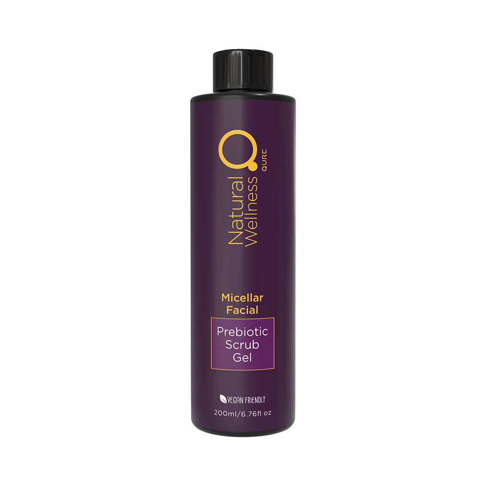 Qure Micellar Facial Prebiotic Scrub Gel 200ml