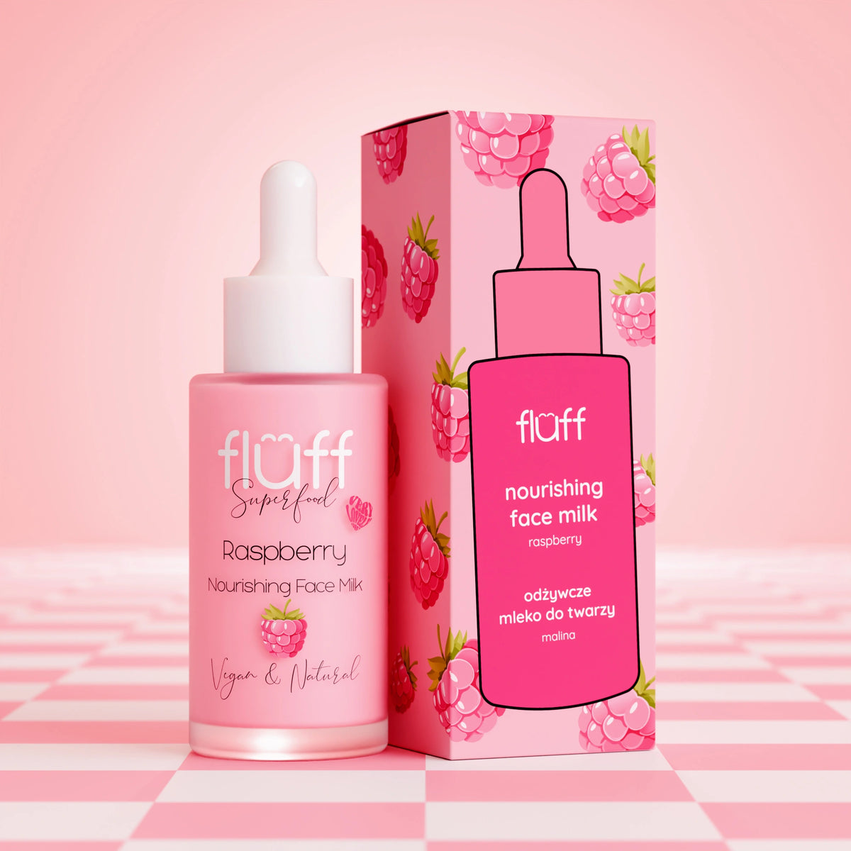 Fluff Raspberry Nourishing Face Milk 40ml