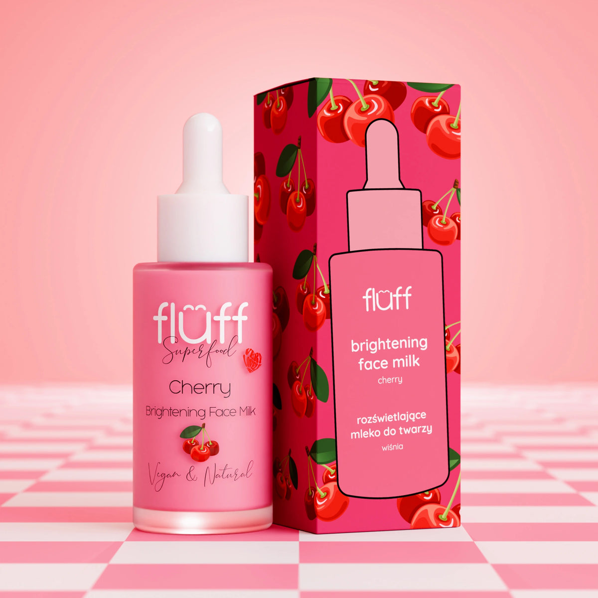 Fluff Cherry Brightening Face Milk 40ml