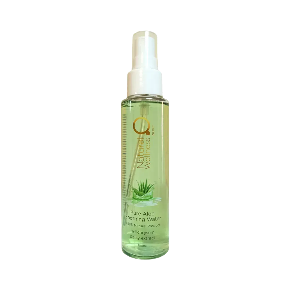 Pure Aloe Soothing Water 100ml Travel Size - Qure