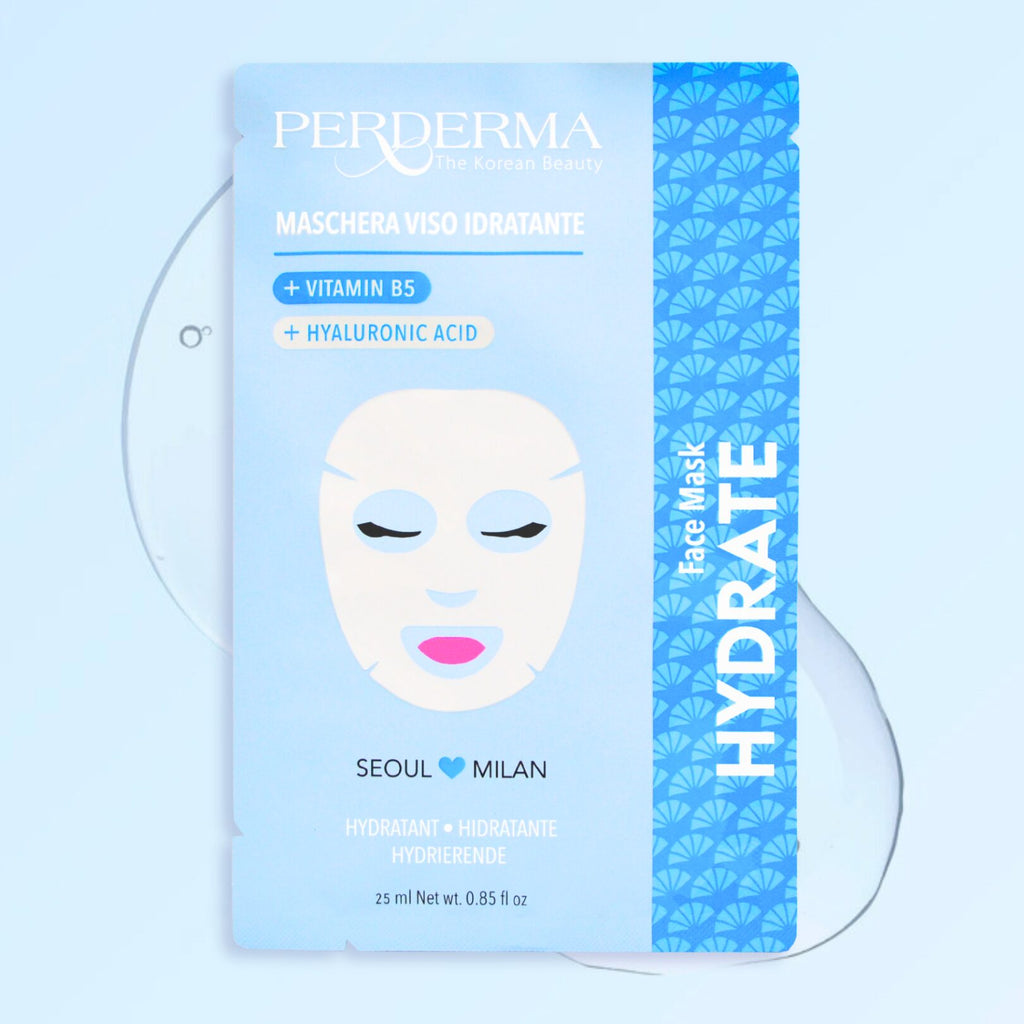 Perderma Hydrating Face Mask – Ενυδατική Μάσκα Προσώπου με Υαλουρονικό Οξύ 25ml