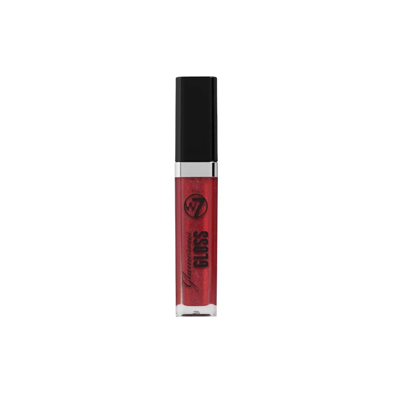 W7 Glamorous Gloss 01 Red Carpet Lip Gloss – Κόκκινο Shimmer Λιπ Γκλος 7 ml