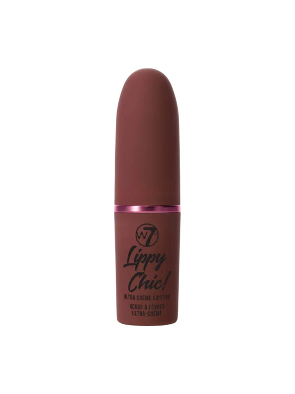 W7 Lippy Chic Ultra Creme | Μπορντό Κρεμώδες Κραγιόν 3.5g – Sarcasm