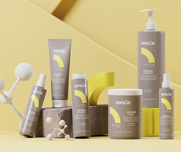 Sensus Illumyna Care Repair Shampoo – Σαμπουάν Αναδόμησης & Θρέψης για Ταλαιπωρημένα Μαλλιά 300 ml