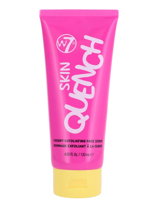W7 Skin Quench Cherry | Απολεπιστικό Scrub Προσώπου με Papain & Sunflower Extract 120ml