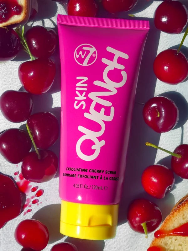 W7 Skin Quench Cherry | Απολεπιστικό Scrub Προσώπου με Papain & Sunflower Extract 120ml