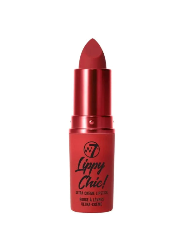 W7 Lippy Chic Ultra Creme | Κόκκινο Κρεμώδες Κραγιόν 3.5g – Tongue & Cheek