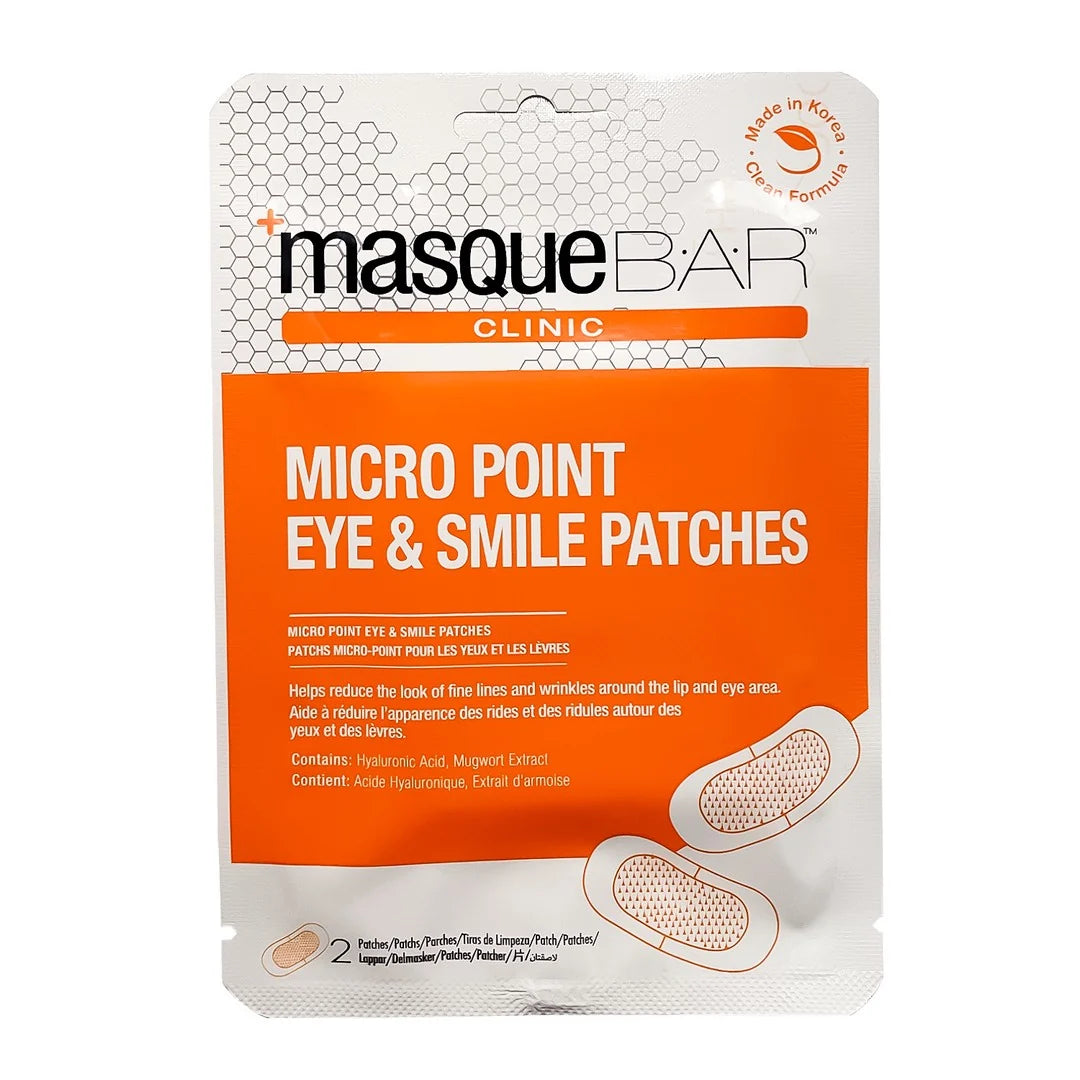 Masque Bar Micro Point Lip & Eye Patch Επιθέματα Μικροβελόνων για Μάτια & Χείλη |Micropoint Eye & Lip Patches 2τμχ